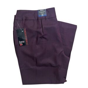 NEW Avenue Sz 18 Women’s Plum Purple Casual or Dress Pants - Pull on